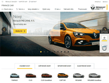 Tablet Screenshot of francecar.cz
